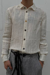 ARCHIVIO J.M.Ribot Square Neck Shirt SH09/BL/X Beige